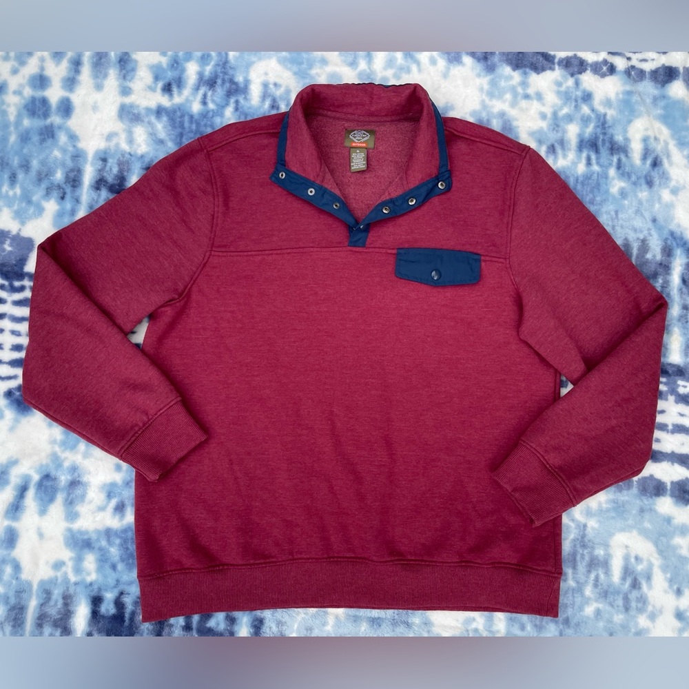 That’s So 90s! Color Block St Johns Bay Outdoor Mens Fleece Pullover Sweatshirt